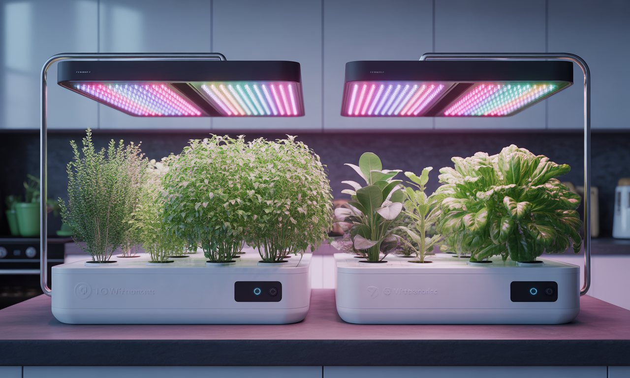 smart planters with automatic watering for herbs

