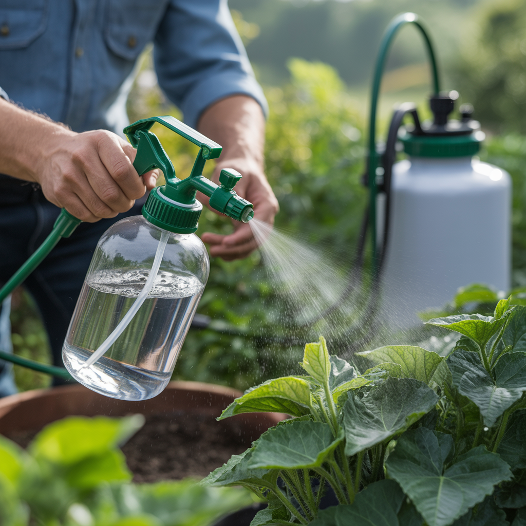 A fine-mist spray bottle and 2L pressure sprayer for gentle, even watering and leaf care in gardening