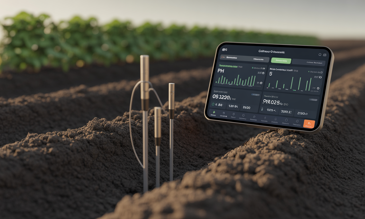 how garden soil, light and pH sensors measure plant health data