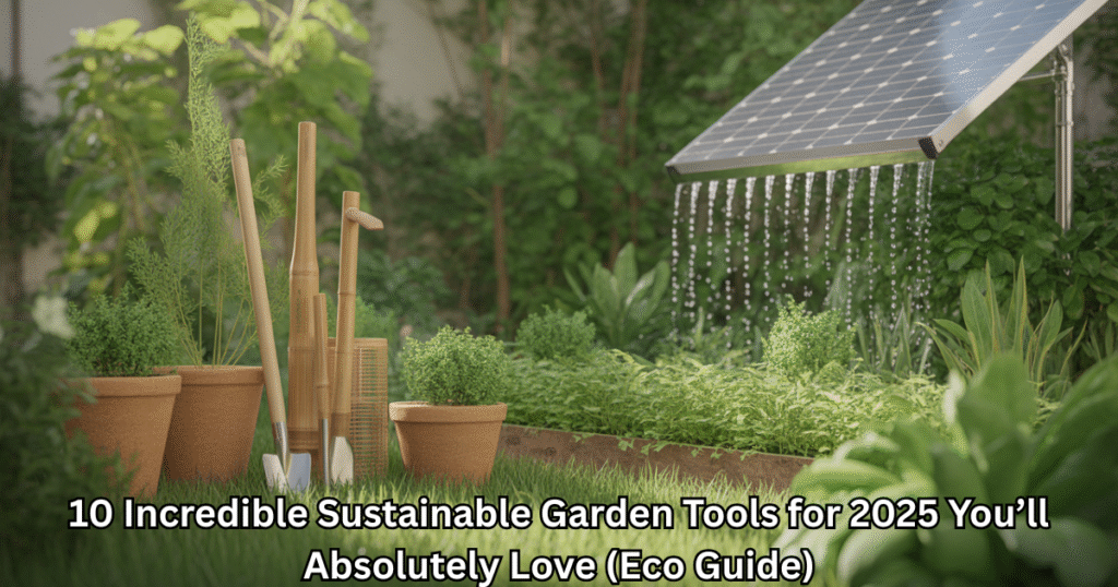 2025 eco guide showcasing the best sustainable garden tools for eco-friendly gardeners.