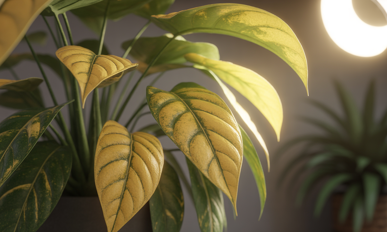 plant problem signs yellow leaves