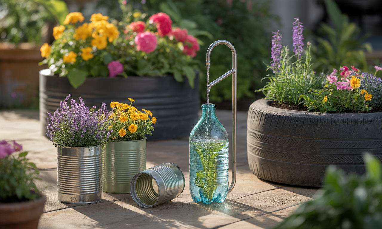 upcycled garden tools ideas for home garden