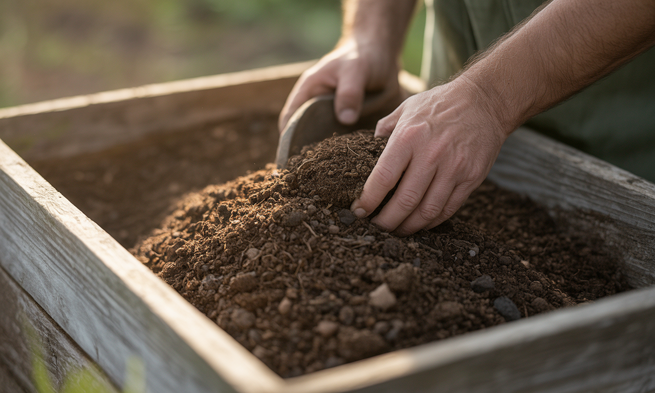 organic garden soil mix for vegetables