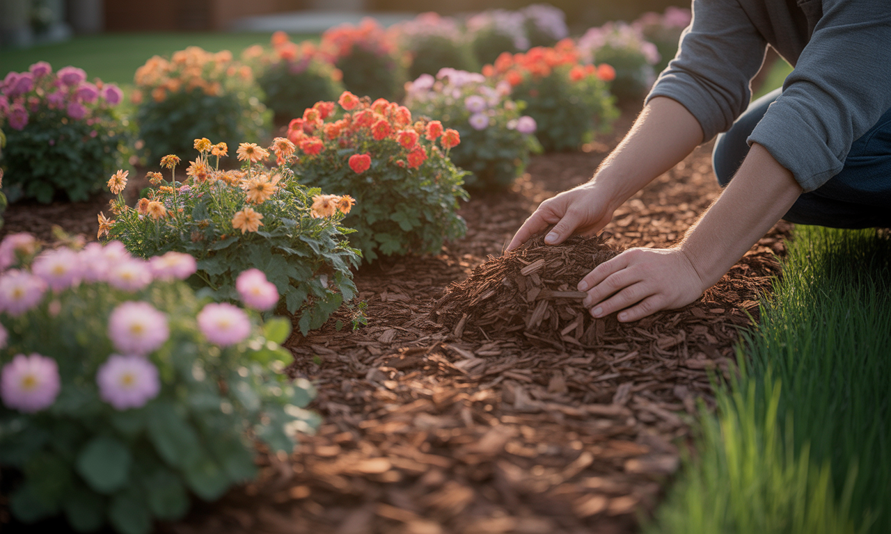 Skipping mulch is one of the gardening mistakes for beginners