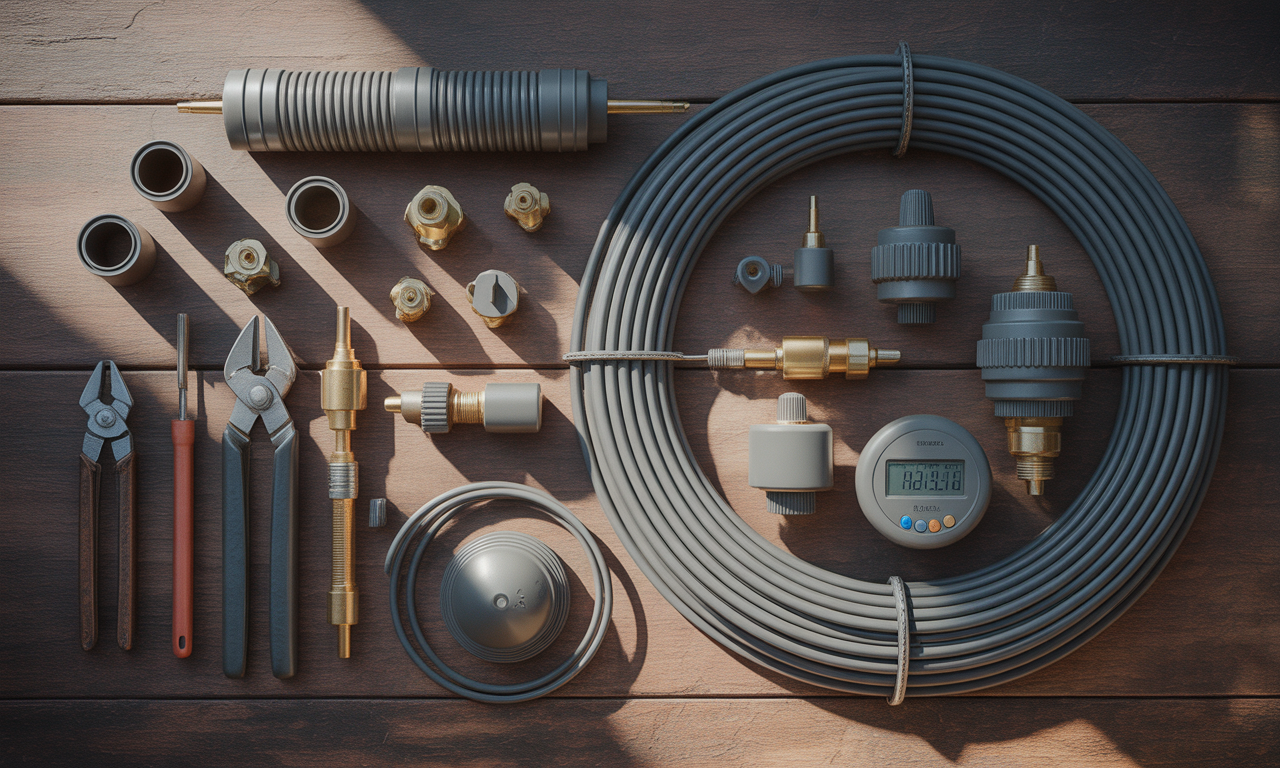 Hardware store parts needed for DIY drip irrigation