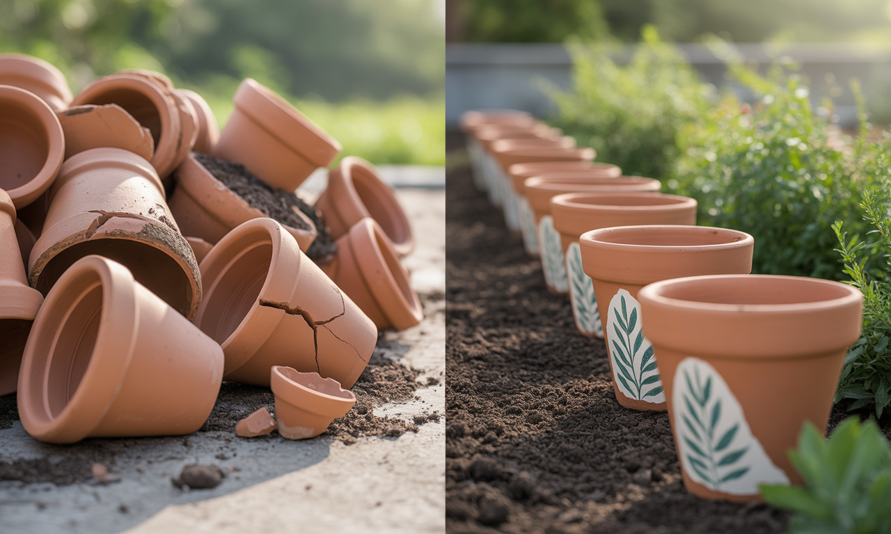 creative upcycled garden tools project for labels