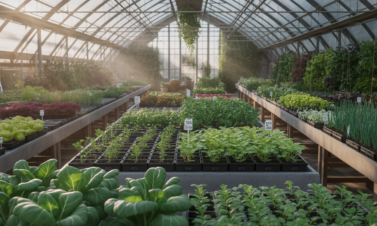 microclimate greenhouse setup inspired by zone-wise planting guide