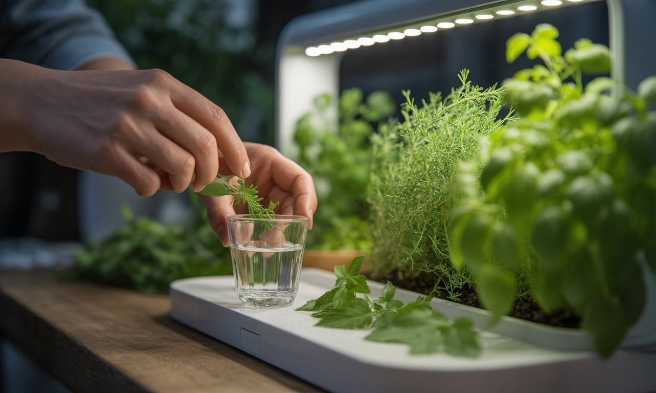 Caring for smart countertop gardens for busy home cooks