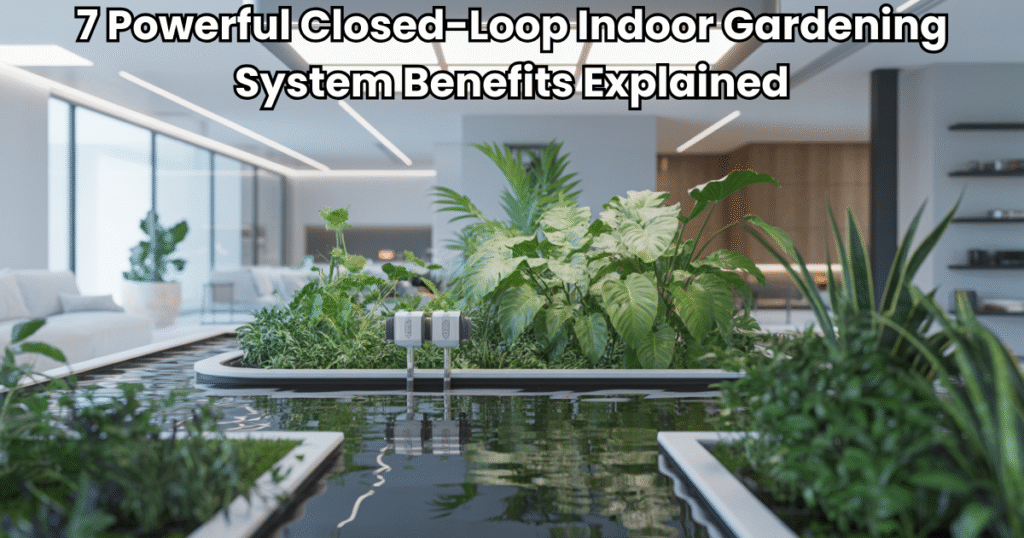closed-loop indoor gardening system for zero-waste food at home