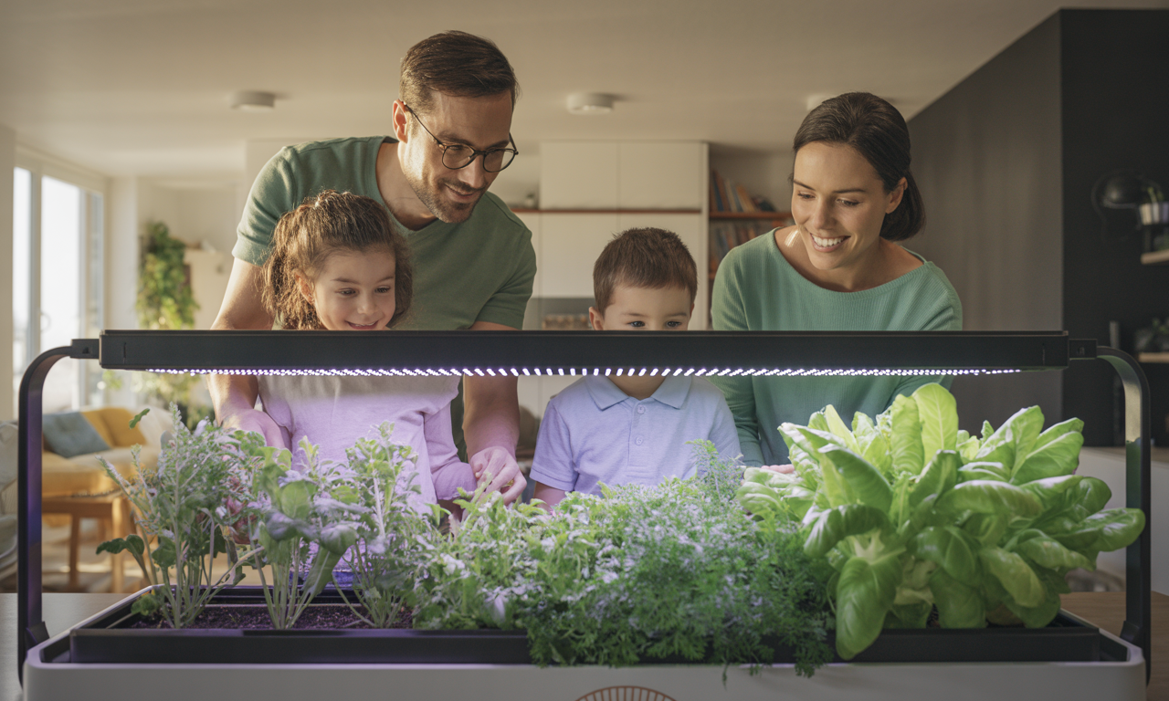 zero-waste food production using closed-loop indoor gardening system
