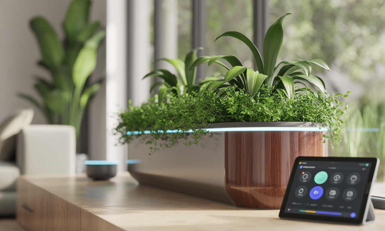 wifi planters smart home integration with Alexa and Google Home
