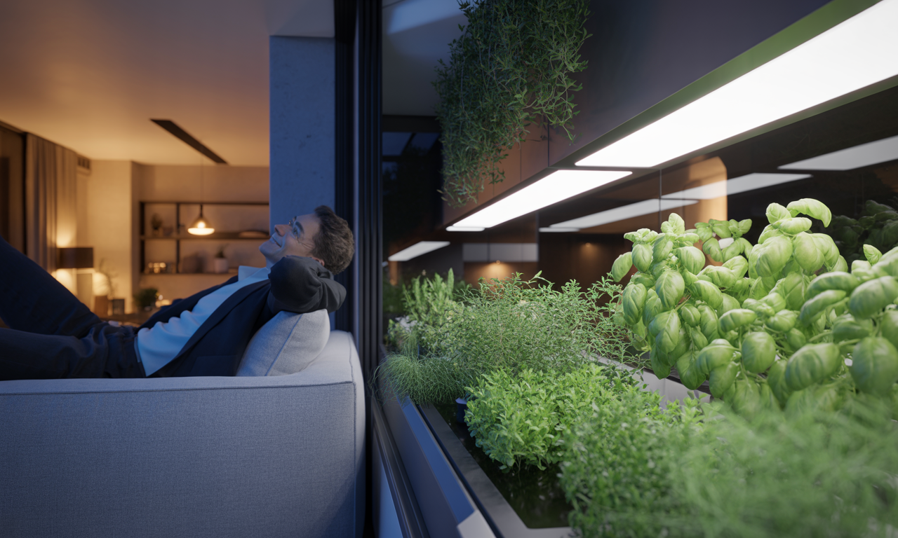 smart indoor grow system for busy home gardeners