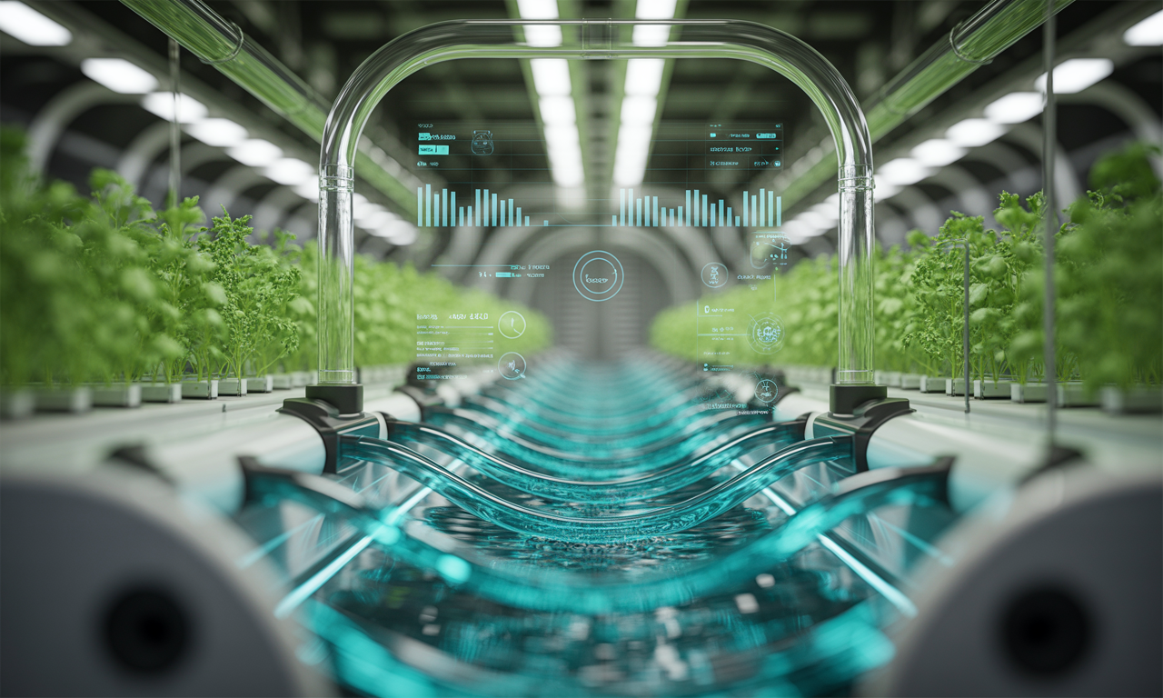 how a closed-loop indoor gardening system recycles water and nutrients