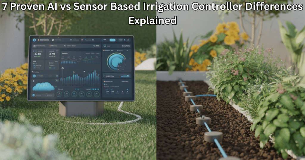 ai vs sensor based irrigation controller comparison in smart gardens