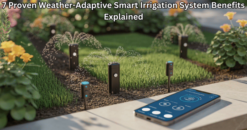 weather-adaptive smart irrigation system preventing over-watering