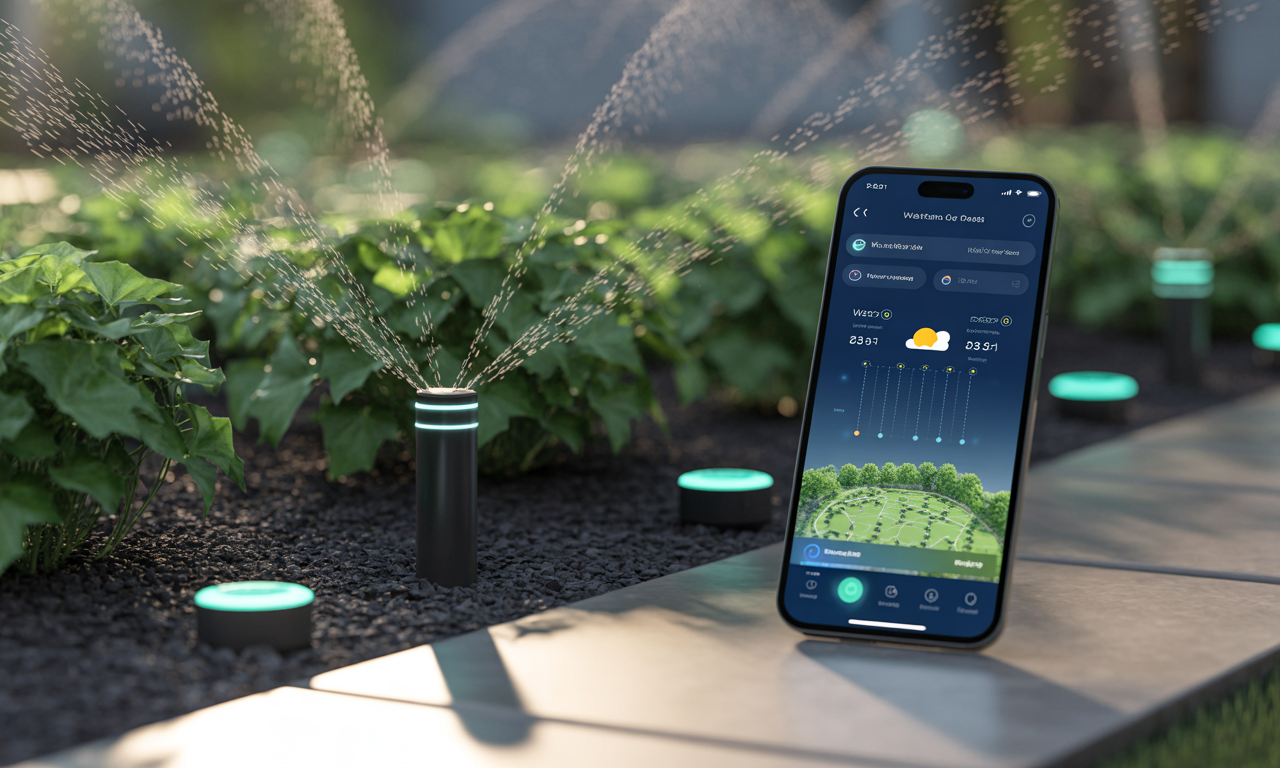 weather-adaptive smart irrigation system preventing over-watering