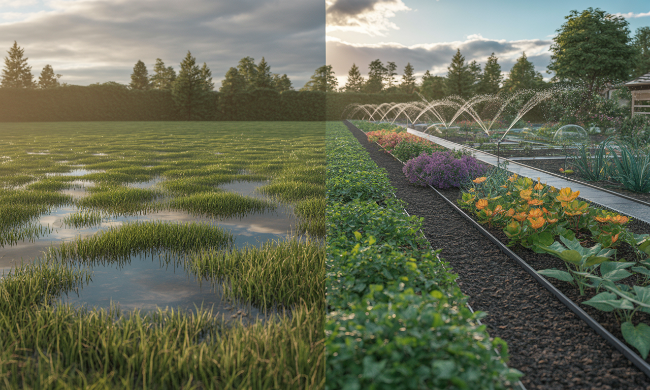 weather-adaptive smart irrigation system compared to timer-based watering