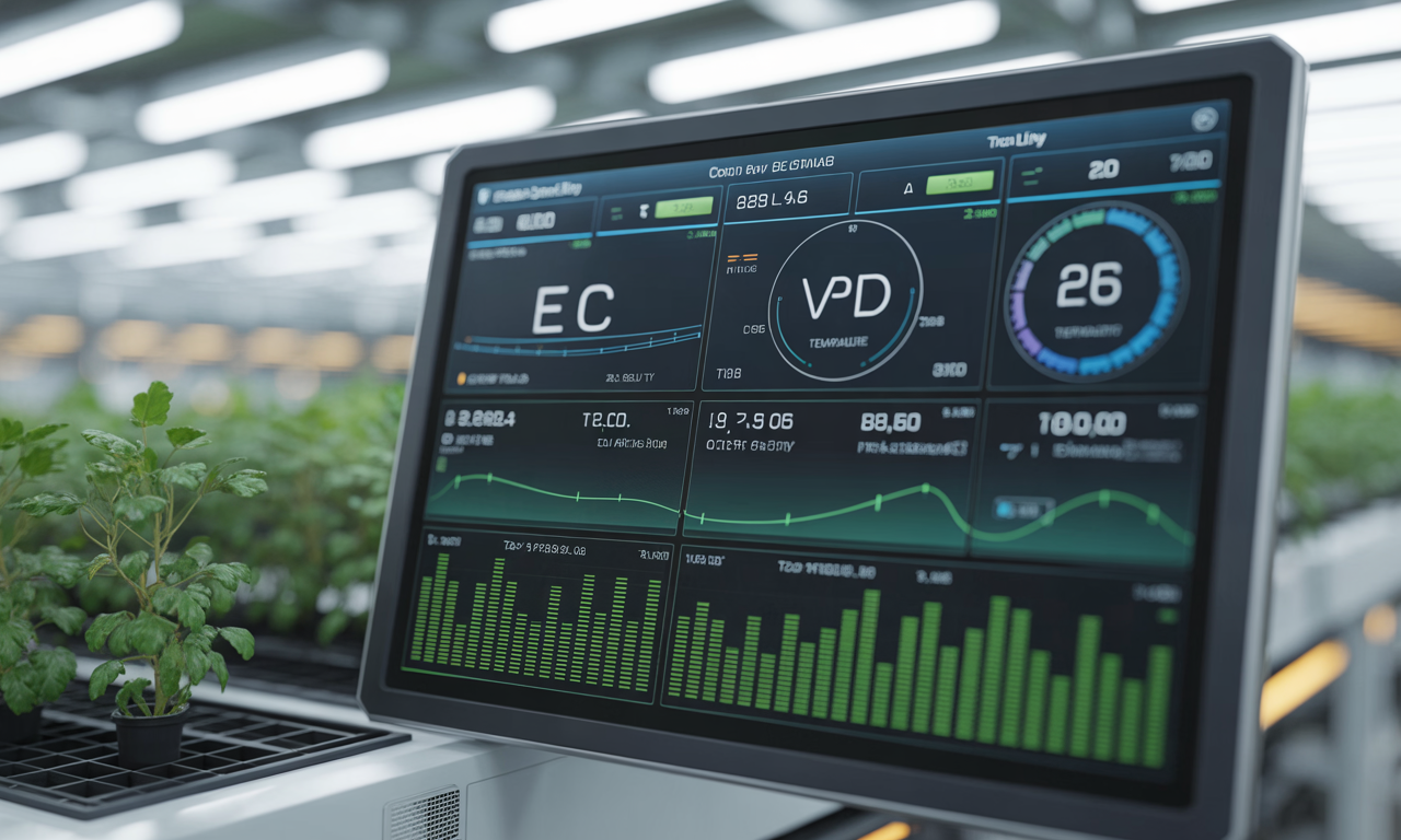 multi-parameter garden sensors dashboard for plant decisions